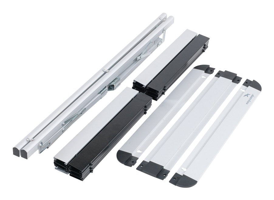 Mesa De Camping Easy Camp Aspen Table L 540033 Aluminio/Negro, Modelo 2025 540033