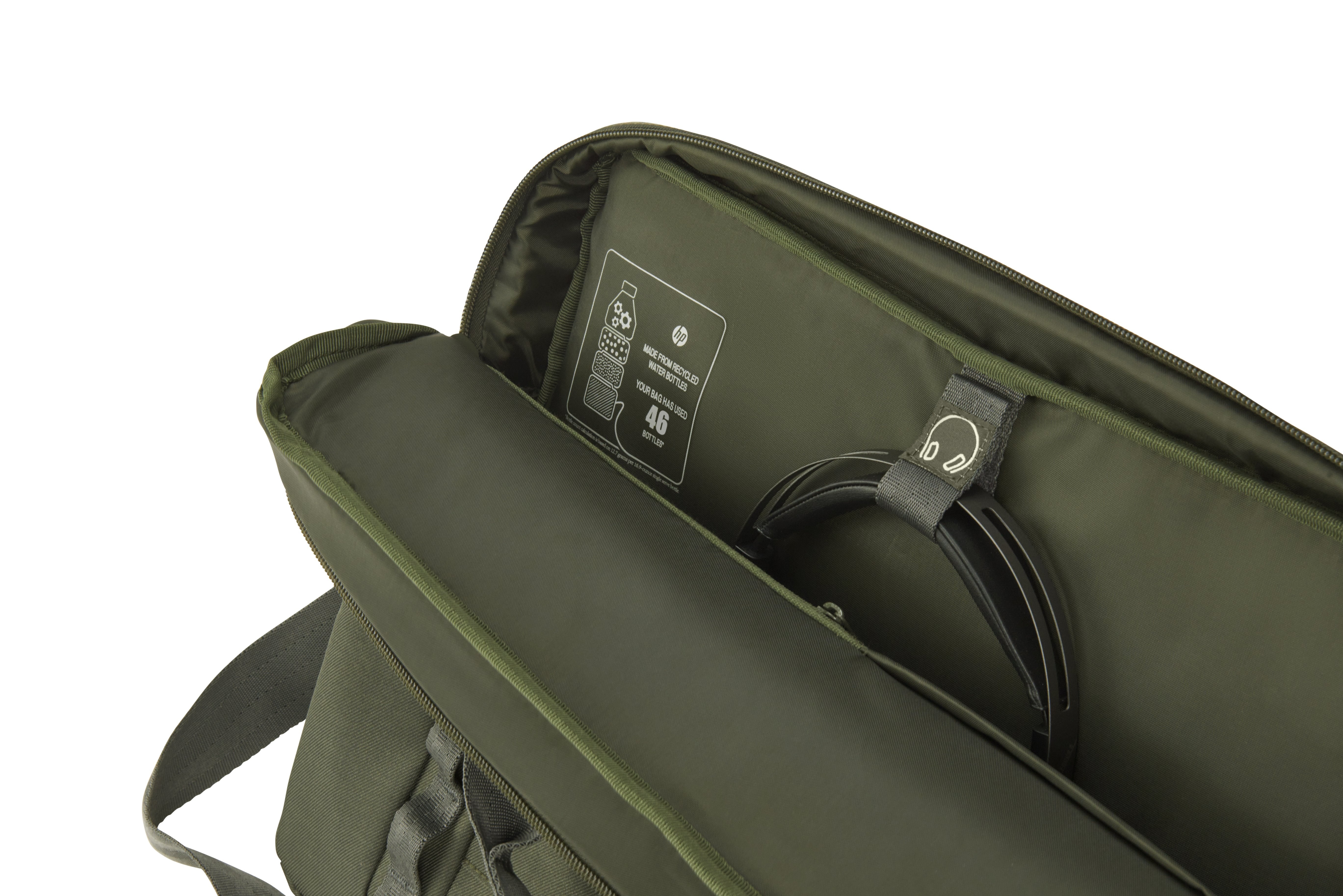 EAN 0197961660449 - HP 15.6 Modular Laptop Bag 39,6 cm (15.6") Bandolera Verde, Gris imagen 9