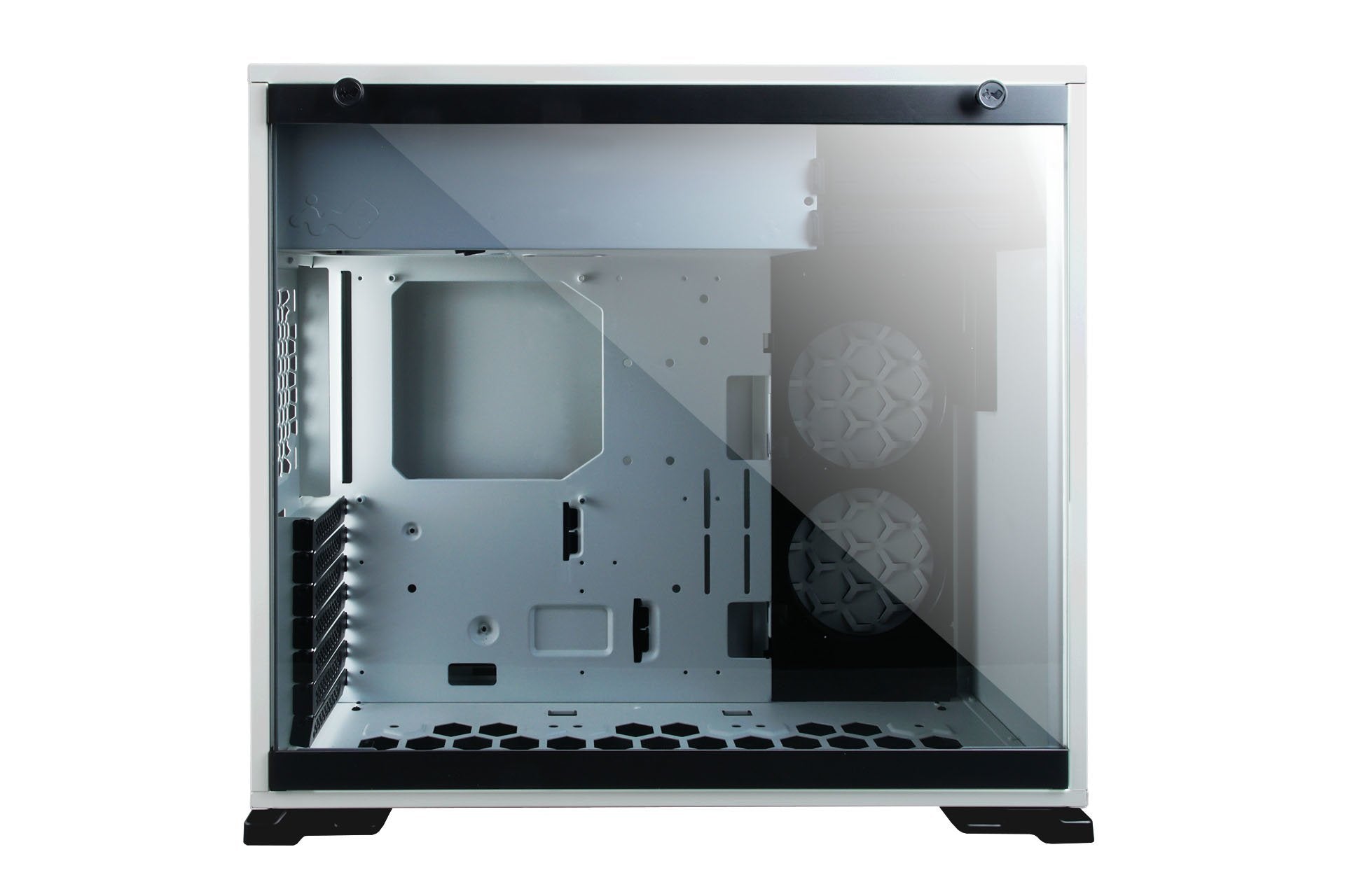 Caja Pc In Win Torre Atx 101c Blanco Usb 3.1 Tipo C Y Rgb/Lateral Cristal Templado 3mm 1aciaa--000040