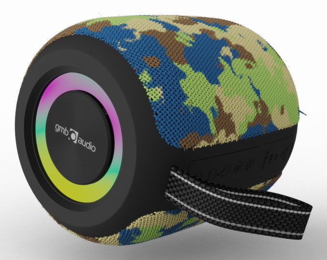 EAN 8716309131964 - Gembird GMB Audio SPK-BT-LED-05-CM altavoz portátil o de fiesta Altavoz monofónico portátil Camuflaje 8 W imagen 2