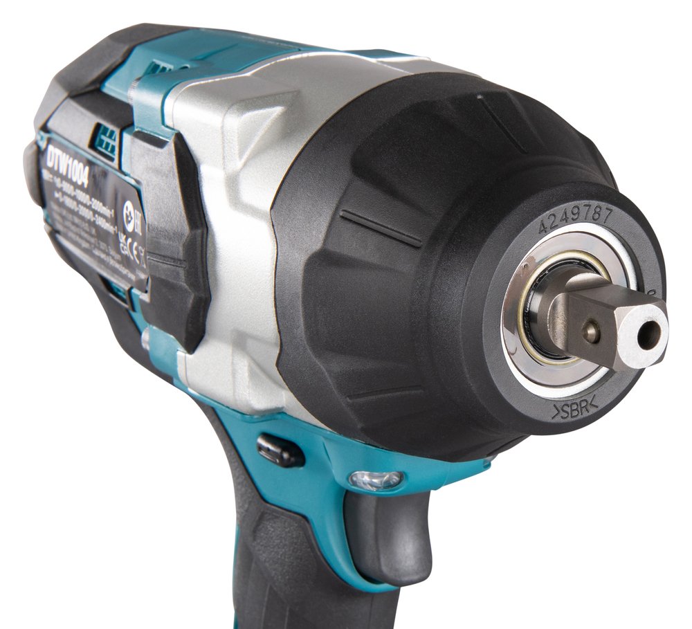 EAN 0197050001009 - Makita DTW1004Z atornilladora de impacto con batería 1/2" 2200 RPM 1050 Nm Negro, Turquesa 18 V imagen 12