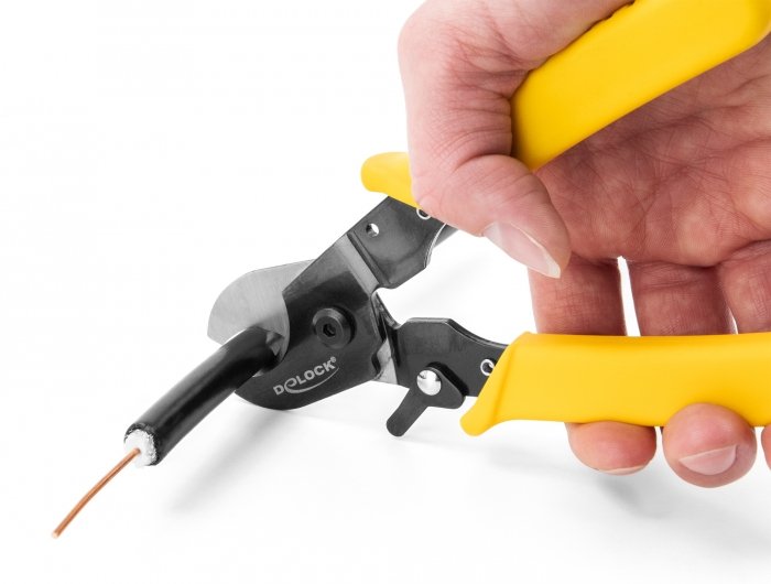 Delock Rundkabelschere Para Cable Hasta 10,5 Mm Diámetro