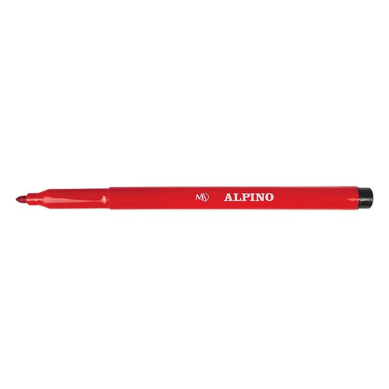 Alpino Pack De 24 Rotuladores Escolares - Punta Fina De 3mm - Superlavables Y Brillantes - Desarrolla La Creatividad - Colores Surtidos