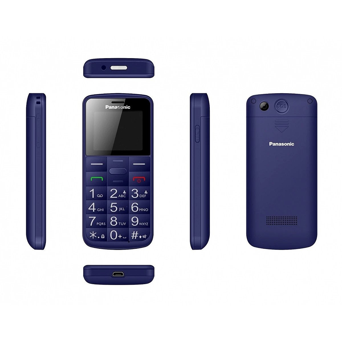 EAN 5025232891863 - Panasonic KX-TU110 4,5 cm (1.77") Azul Característica del teléfono imagen 2