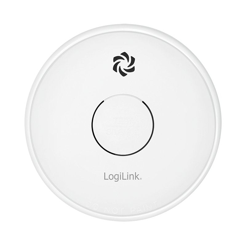 Detector De Humo Logilink Batería Reemplazable 9v Blanco