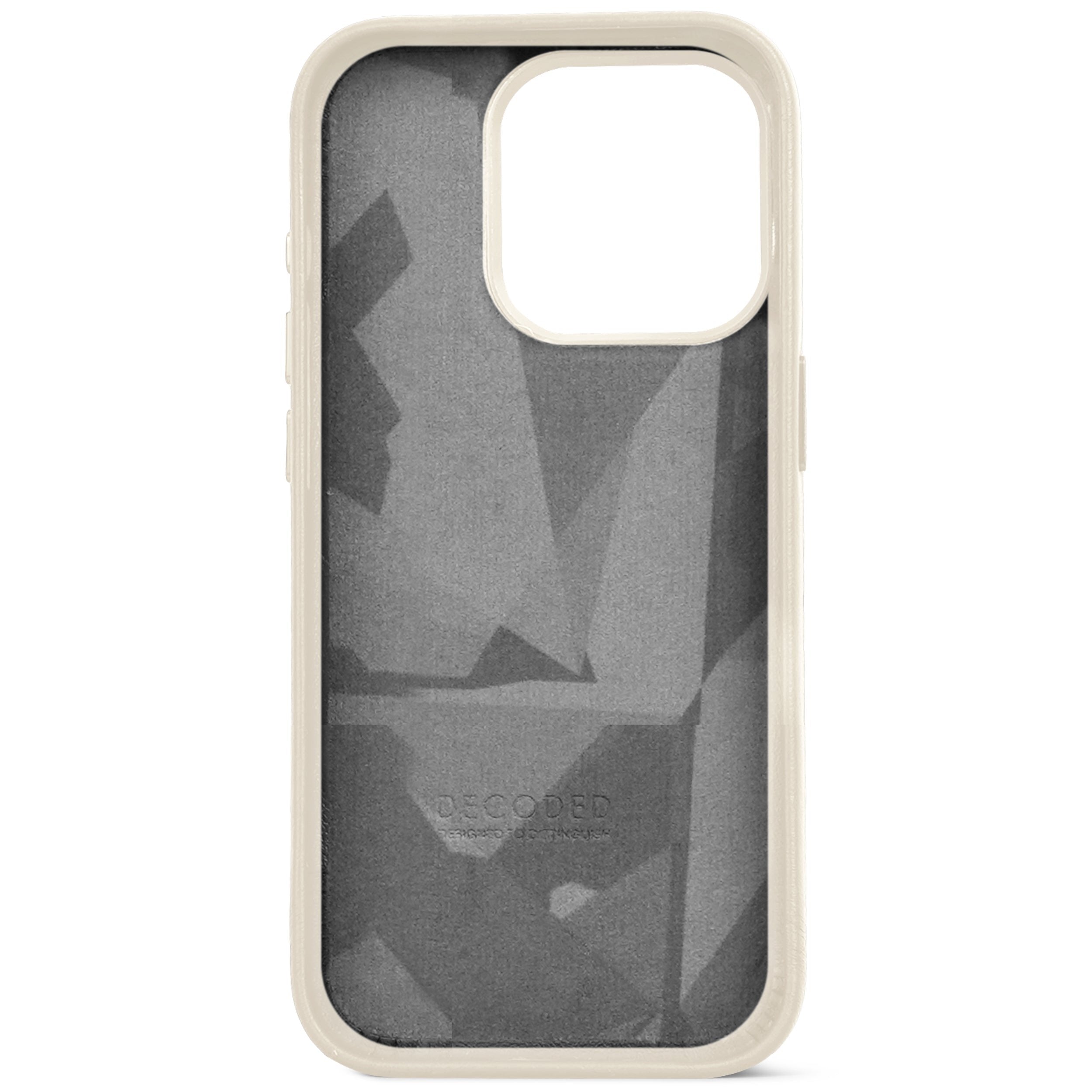 Decoded Leather Backcover For Iphone 15 Pro Clay