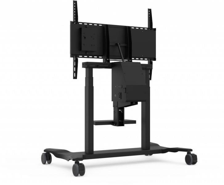 Carro Con Ruedas Motorizado De Doble Columna Viewsonic Para 55"~86"