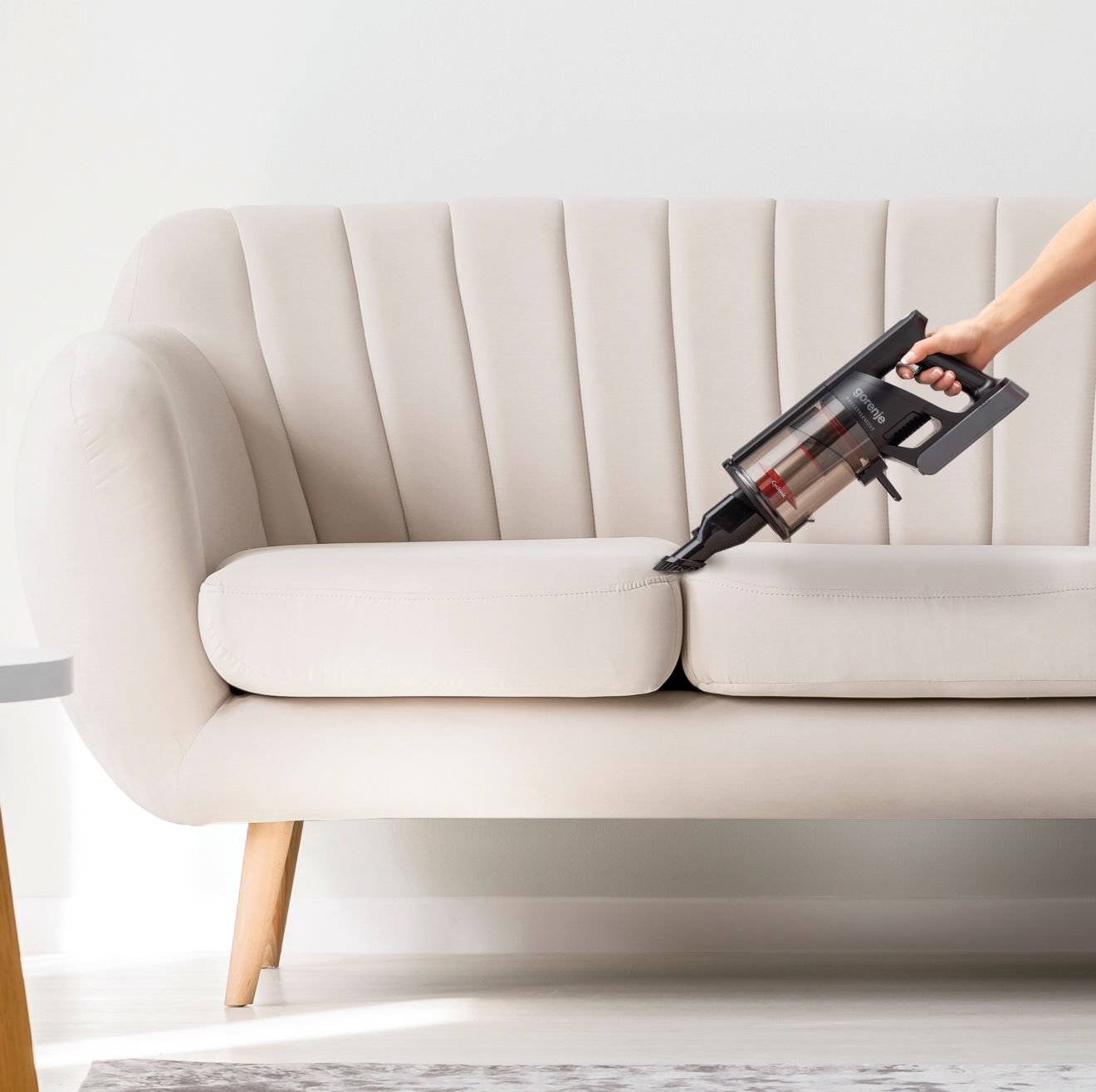 EAN 3838782394010 - Gorenje SVC252FMBK aspiradora de pie y escoba eléctrica Aspiradora escoba Batería Secar HEPA Sin bolsa 0, imagen 7