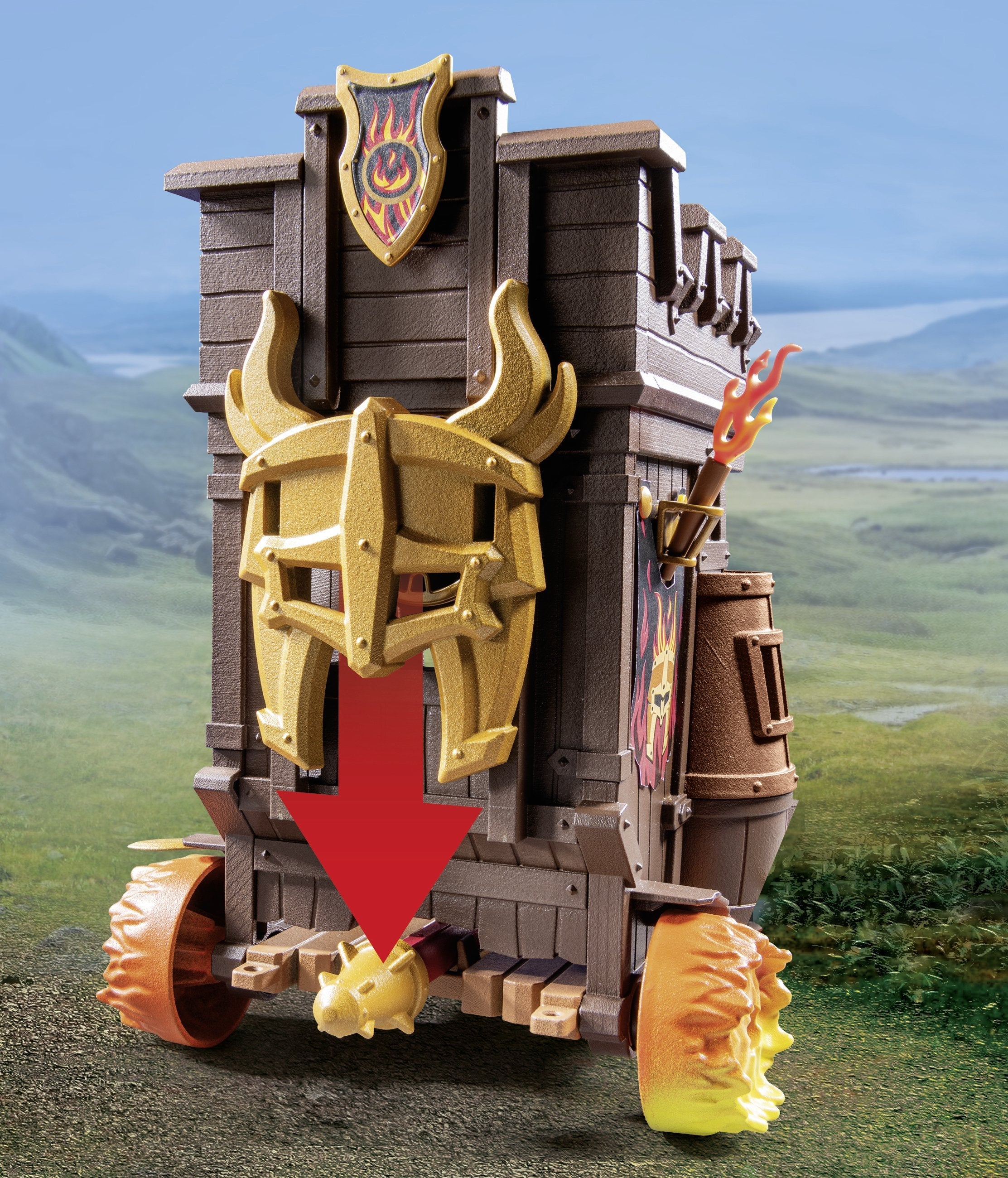 Playmobil 71643 Novelmore Coche De Ataque Con Cañón De Fuego, Juguete De Construcción 71643