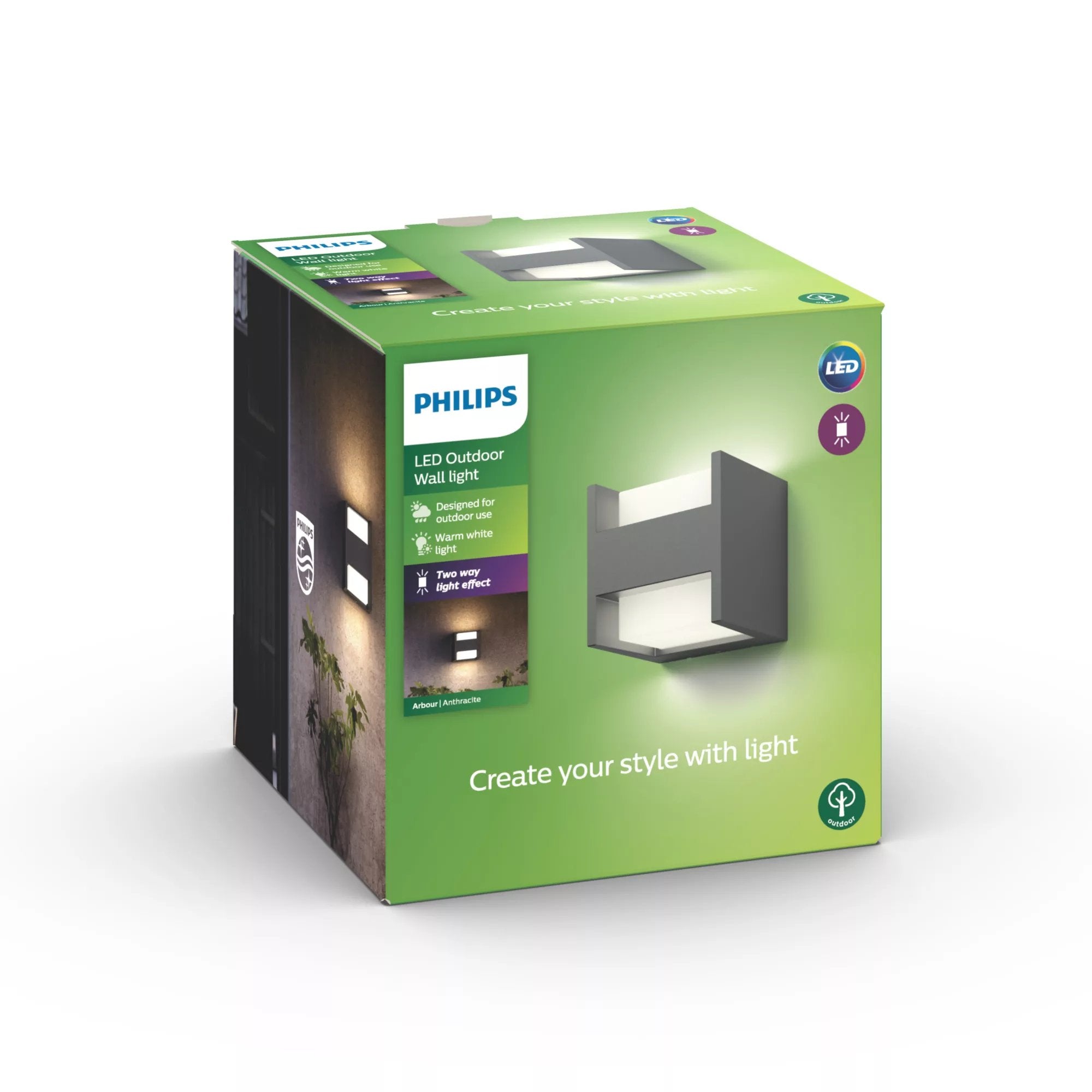 EAN 8718696131237 - Philips Jardín y exterior 164599316 Aplique de pared para exterior Bombilla(s) no reemplazable(s) LED F imagen 4