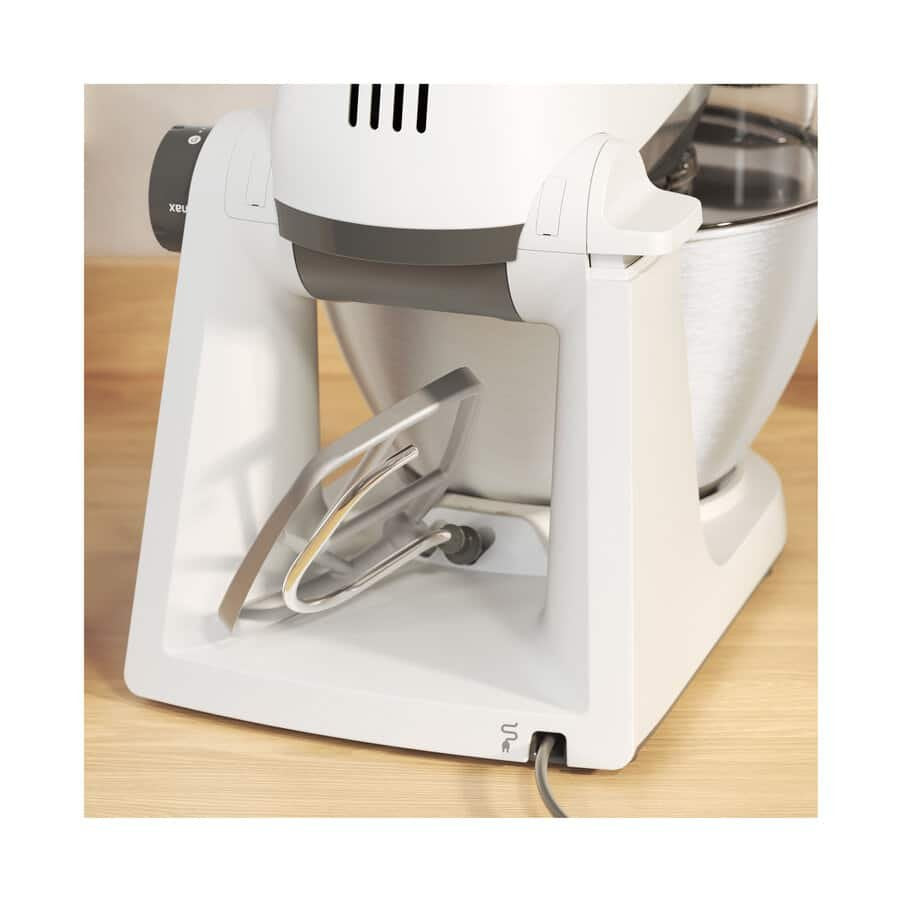 Robot De Cocina Kenwood Multi Tasker Con Cabezal Elevable, Bol 4,3l, Capacidad 1,7 Kg De Masa, Amasadora Y Batidora De Vaso Con Conexión Para Accesorios Y Tapa Antisalpicaduras, Blanco (Khc30.000wh) 0w20010124