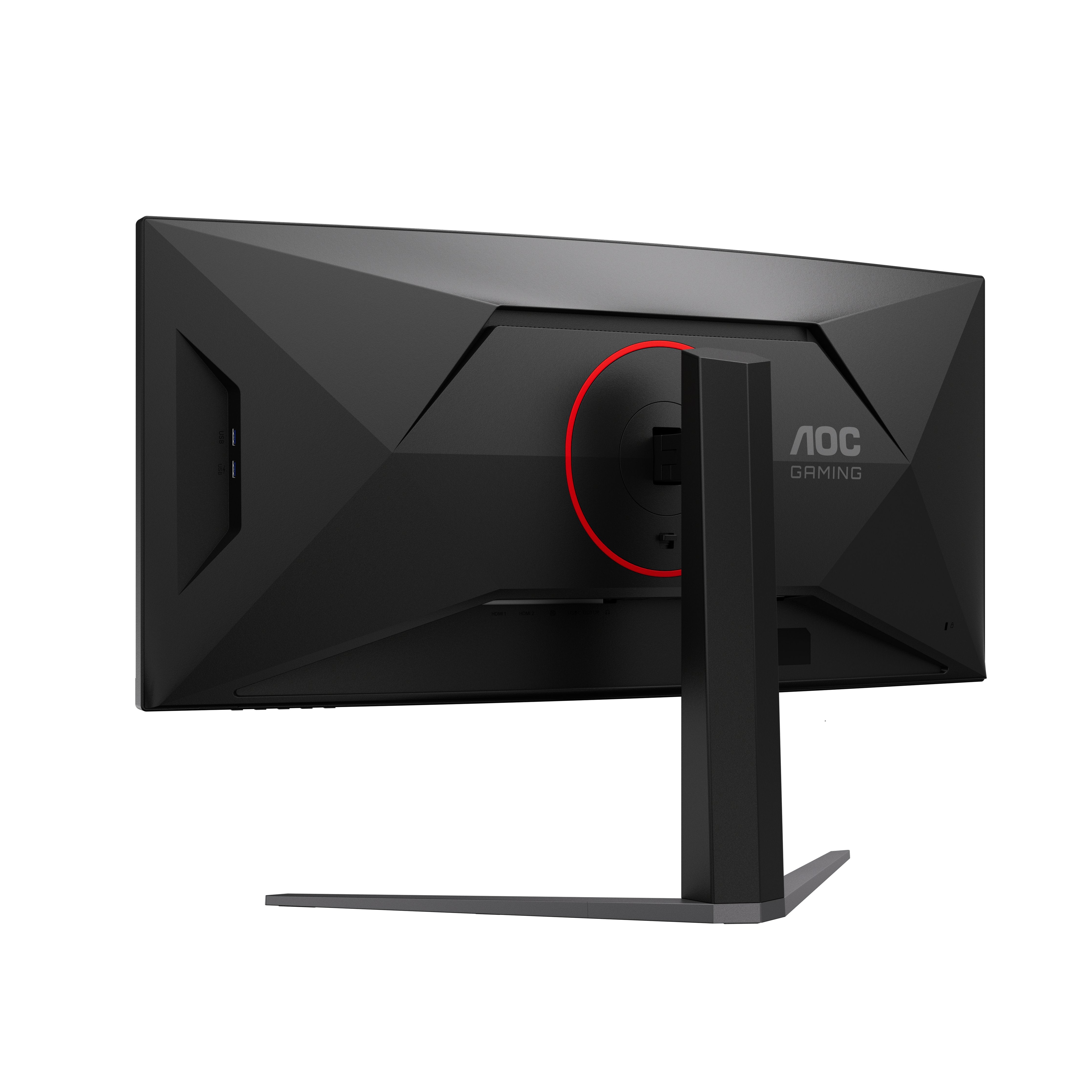 Aoc Cu34g4ca 34" 3440x1440 Fast Va Flat H A 130 Mm Aoc G4 21:9 1500r Wqhd 180hz Fastva 1ms Gtg Hdr400 Has Usbc 90w Usb Hub