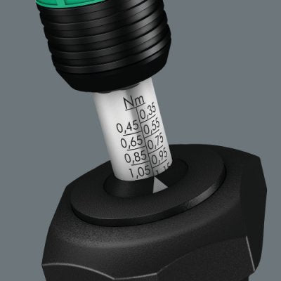 Wera Par Destornillador 7440, El Par Llave Negro / Verde, De 1/4 "Bits