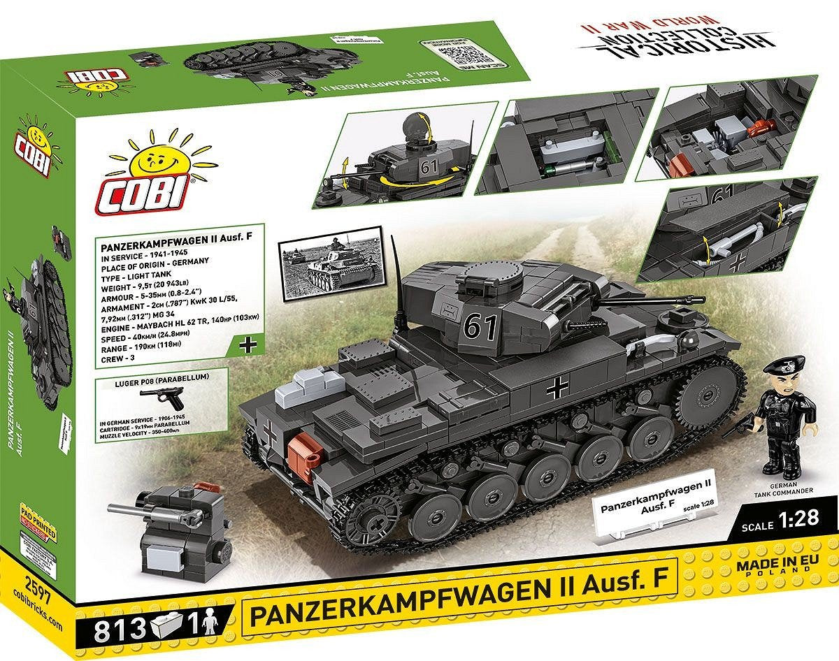 Klocki Czolg Panzerkampfwagen Ii 813 Klocków