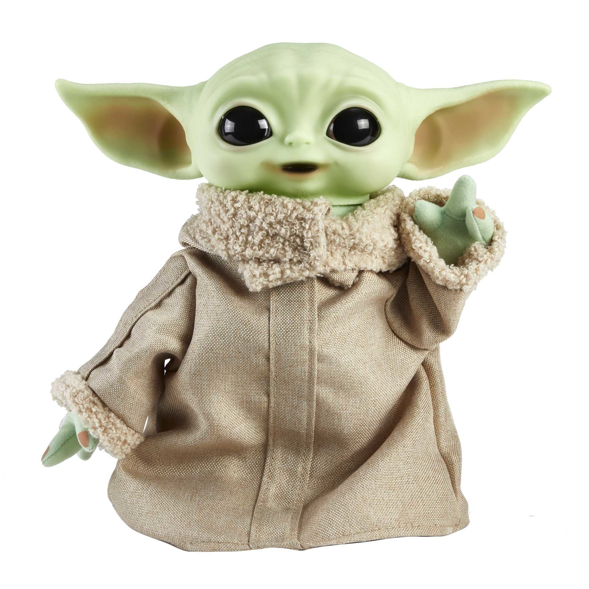 Peluche Electronico Con Bandolera Mattel Star Wars The Mandalorian The Child Baby Yoda 28 Cm