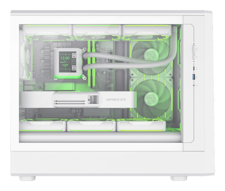 Caja Pc Gamemax Case Claw 360 Wh M-Atx