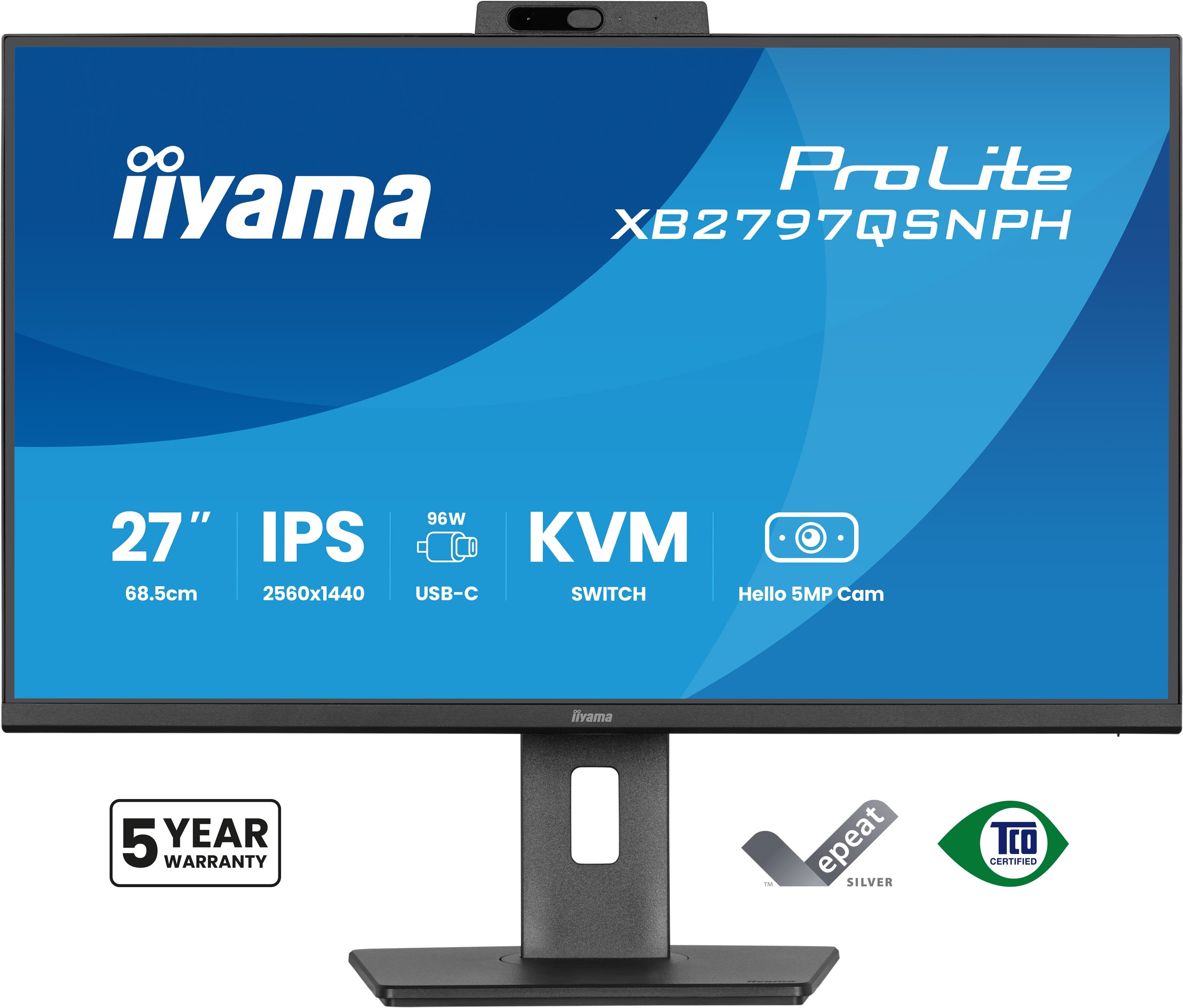 EAN 4948570125975 - iiyama ProLite XB2797QSNPH-B1 pantalla para PC 68,6 cm (27") 2560 x 1440 Pixeles Quad HD LED Negro imagen 2