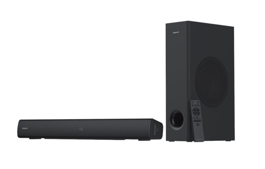 Altavoces Creative Stage High 2.1 V2 Wireless Bt Aux Mp3 Usb Opt Barra 80w Mando