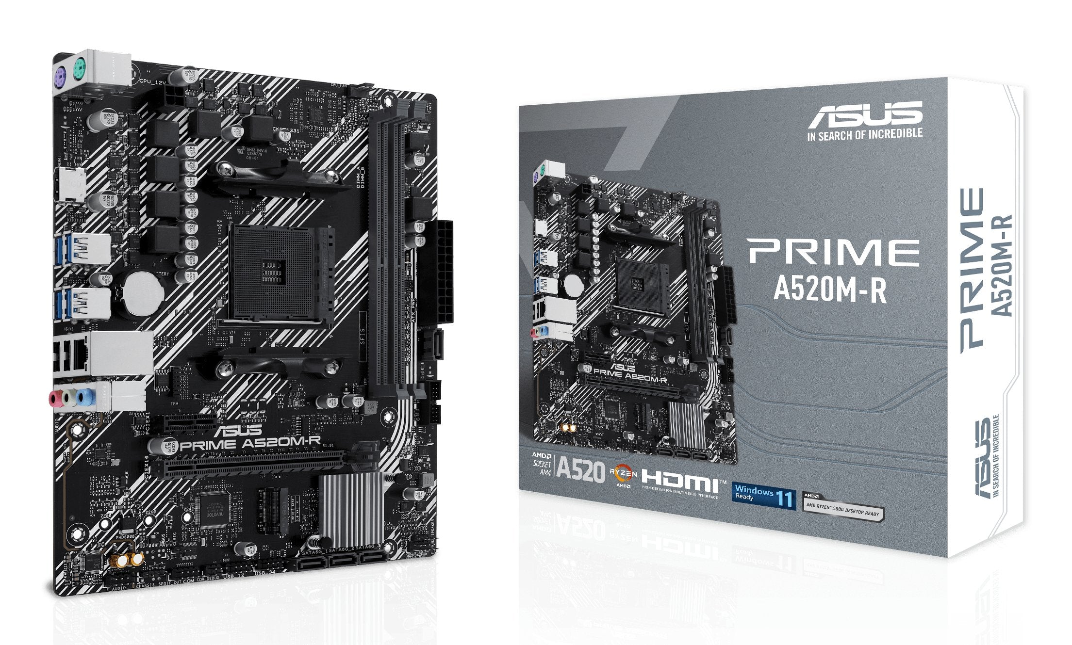 EAN 4711387466414 - ASUS PRIME A520M-R AMD A520 Zócalo AM4 micro ATX imagen 1