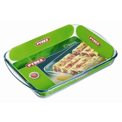 Pyrex 239b000/5646 Bandeja De Horno Rectangular Vidrio