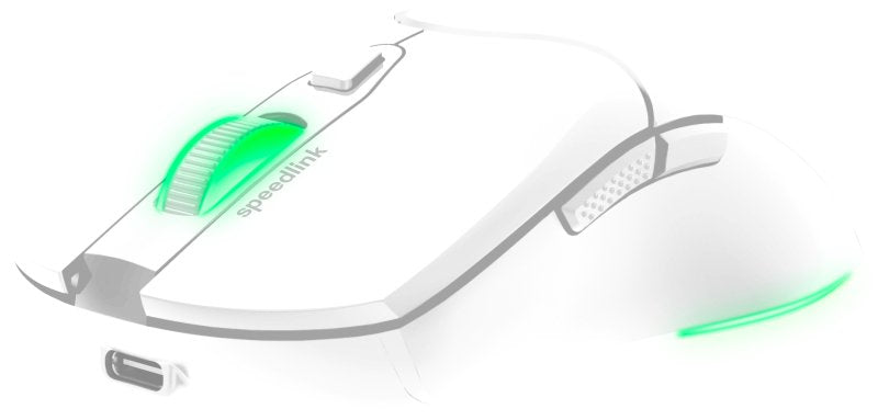 Speedlink Sl-680102-Wt Ratón Juego Mano Derecha Rf Wireless + Usb Type-A Óptico 4800 Dpi