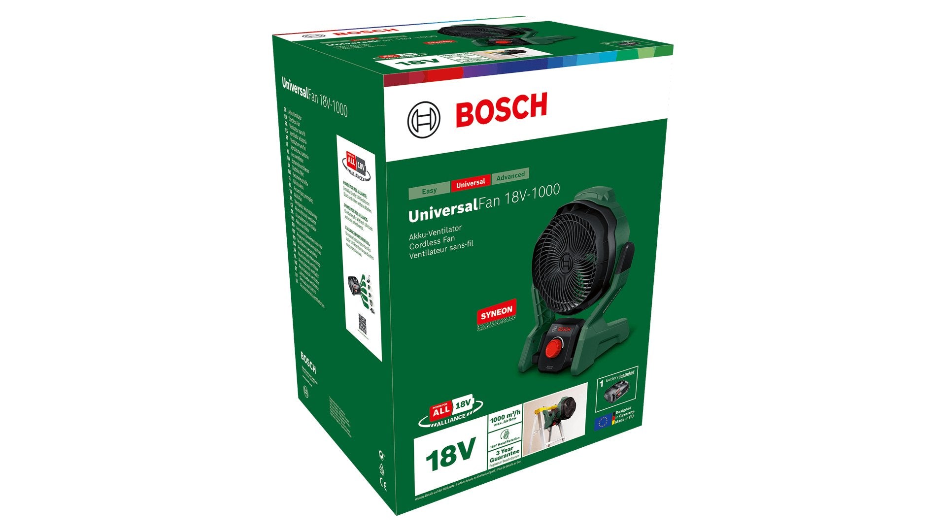 EAN 4053423243406 - Bosch UniversalFan 18V-1000 Akku-Ventilator imagen 5