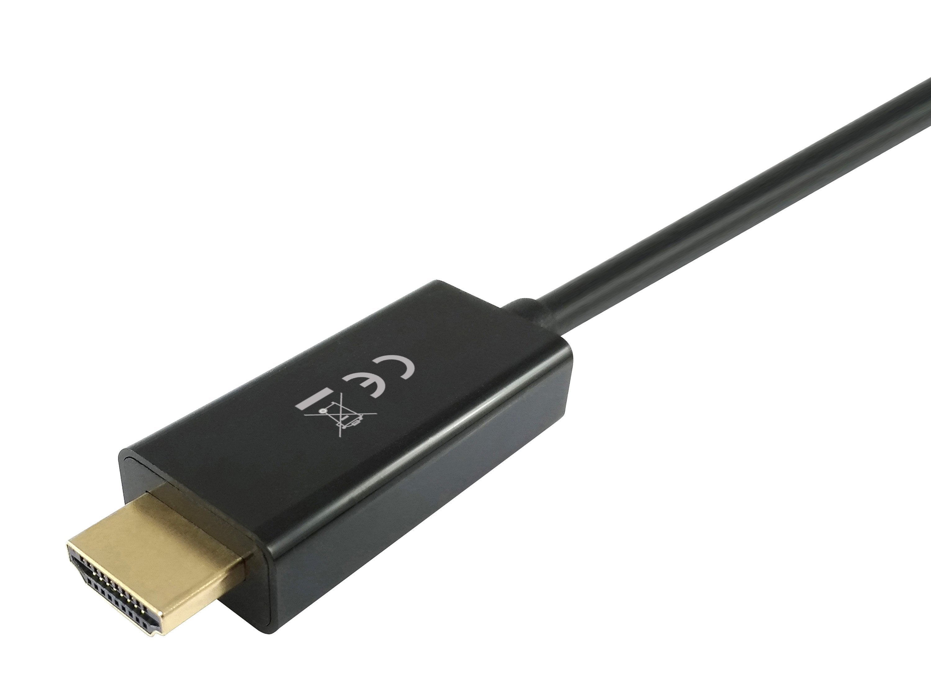 EAN 4015867222386 - Equip 119390 adaptador de cable de vídeo 2 m Negro imagen 3