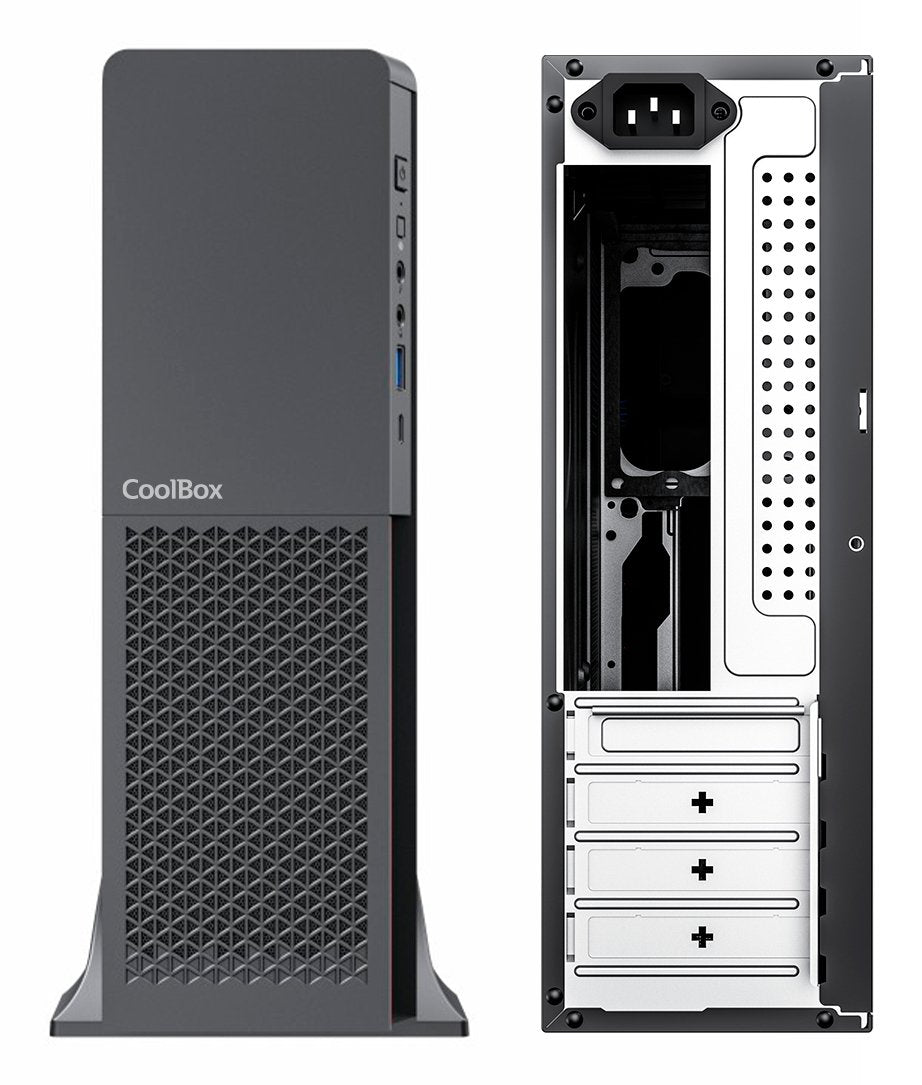 EAN 8436624420627 - CoolBox COO-PCT313-1 carcasa de ordenador Micro Torre Negro imagen 3