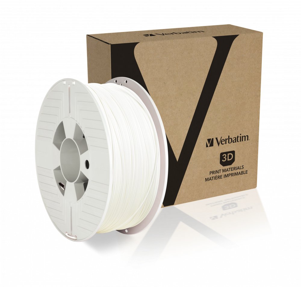 Verbatim 3d Printer Filament Abs 1,75 Mm 1 Kg White