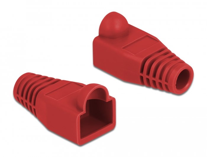 Knickschutztülle Für Rj45 Stecker Rot 20 Stück
