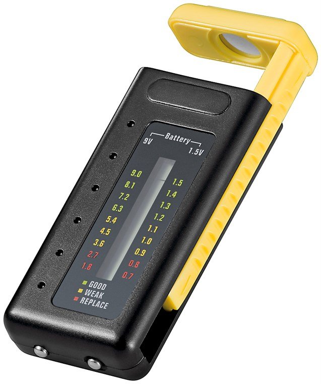 Tester De Pilas Con Display Aaa, Aa, 9v  Goobay