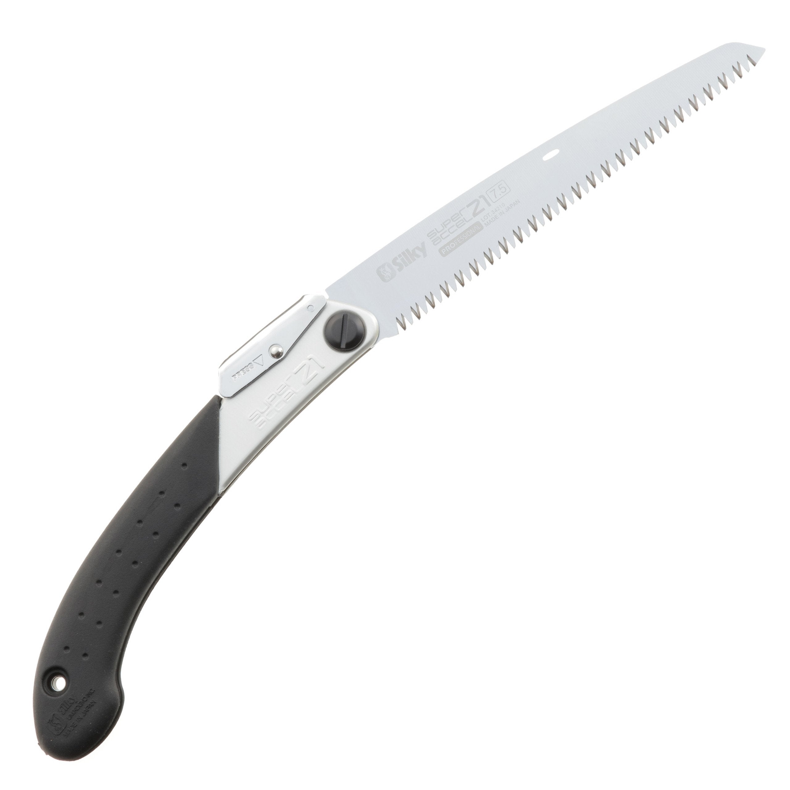 EAN 4903585119210 - Silky Super Accel Serrucho plegable de corte por tracción 21 cm Negro, Gris imagen 1
