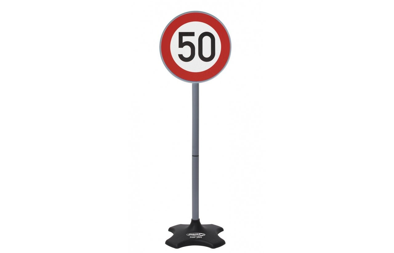 Jamara 460257 Accesorio Para Juguete De Montarse Juego De Señales De Tráfico De Juguete, Señal De Tráfico Juego De Señales De Tráfico De Juguete, 3 Año(S), De Plástico, Negro, Azul, Gris, Rojo, Blanco, Amarillo