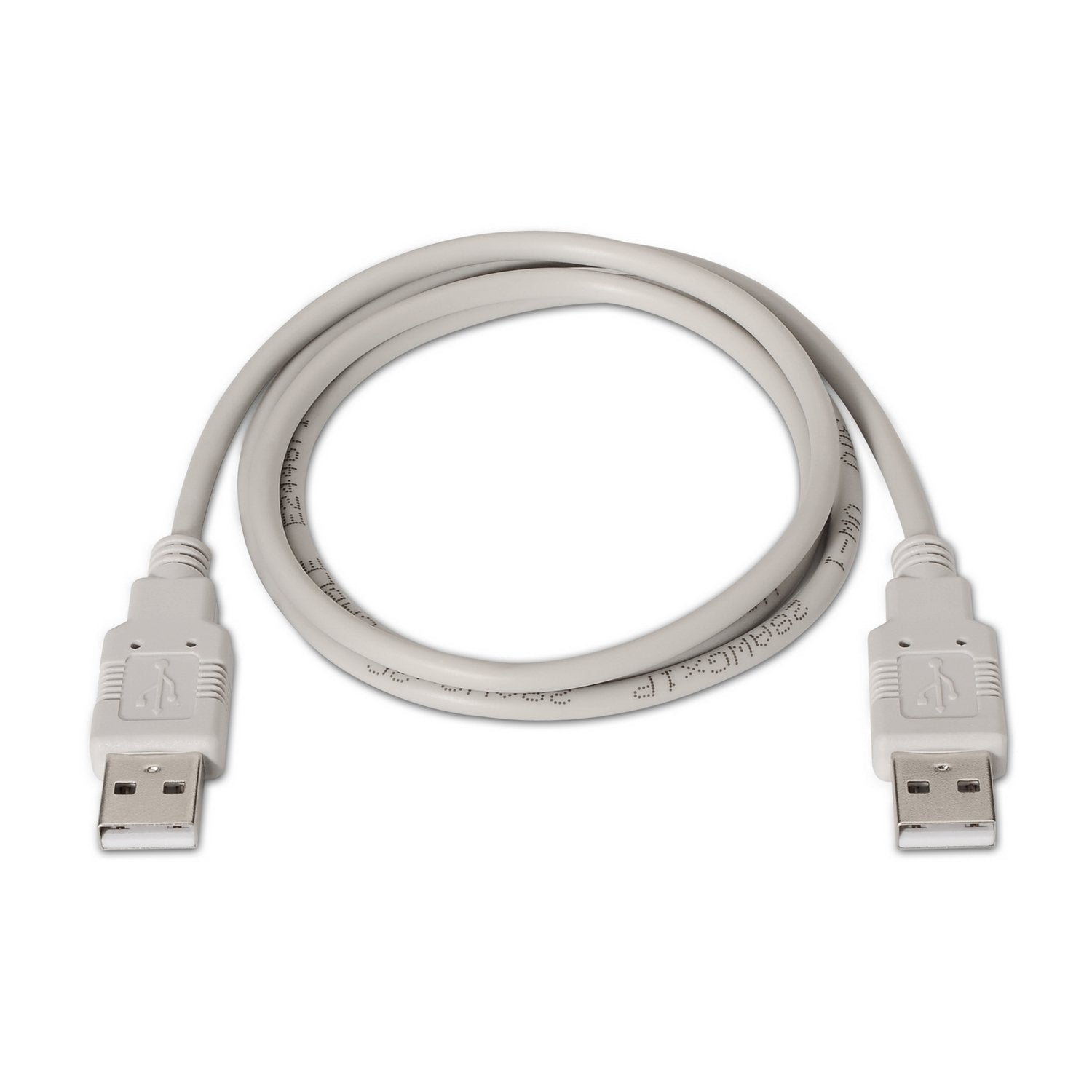 Aisens Cable Usb 2.0 - Tipo A Macho A A Macho - 1m - Beige
