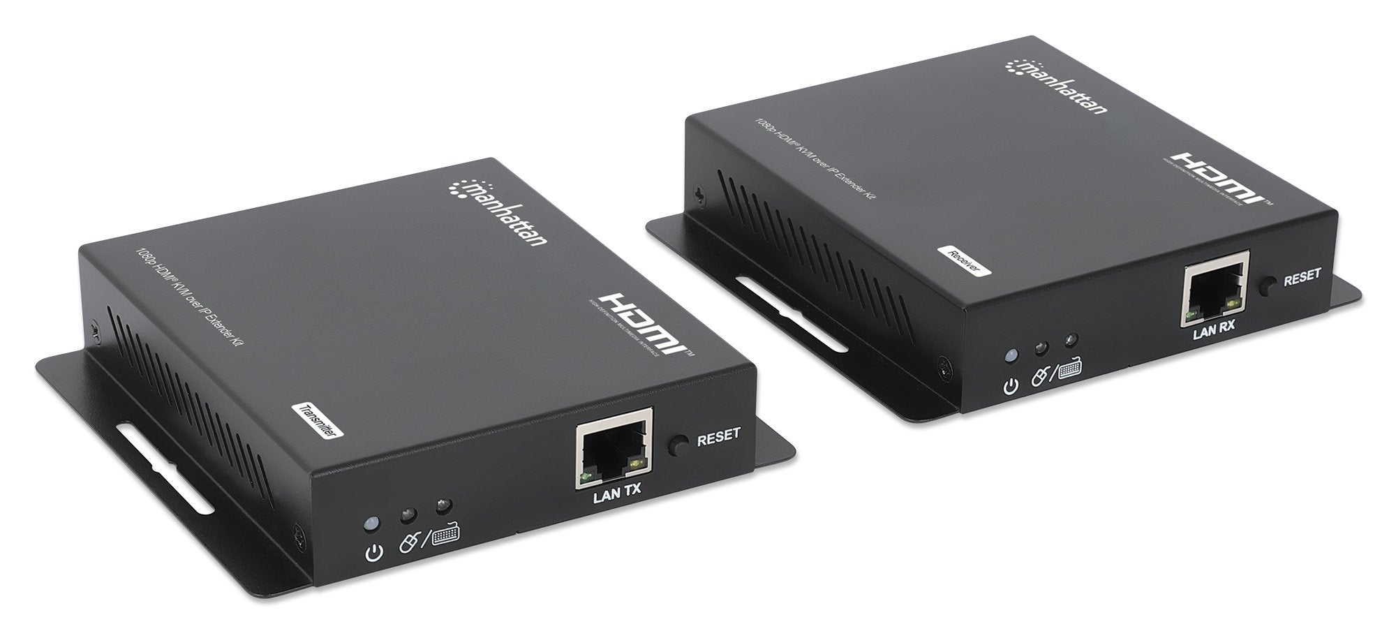 Manhattan 1080p Hdmi Kvm Over Ip Extender Set 1 Bis Zu 120m
