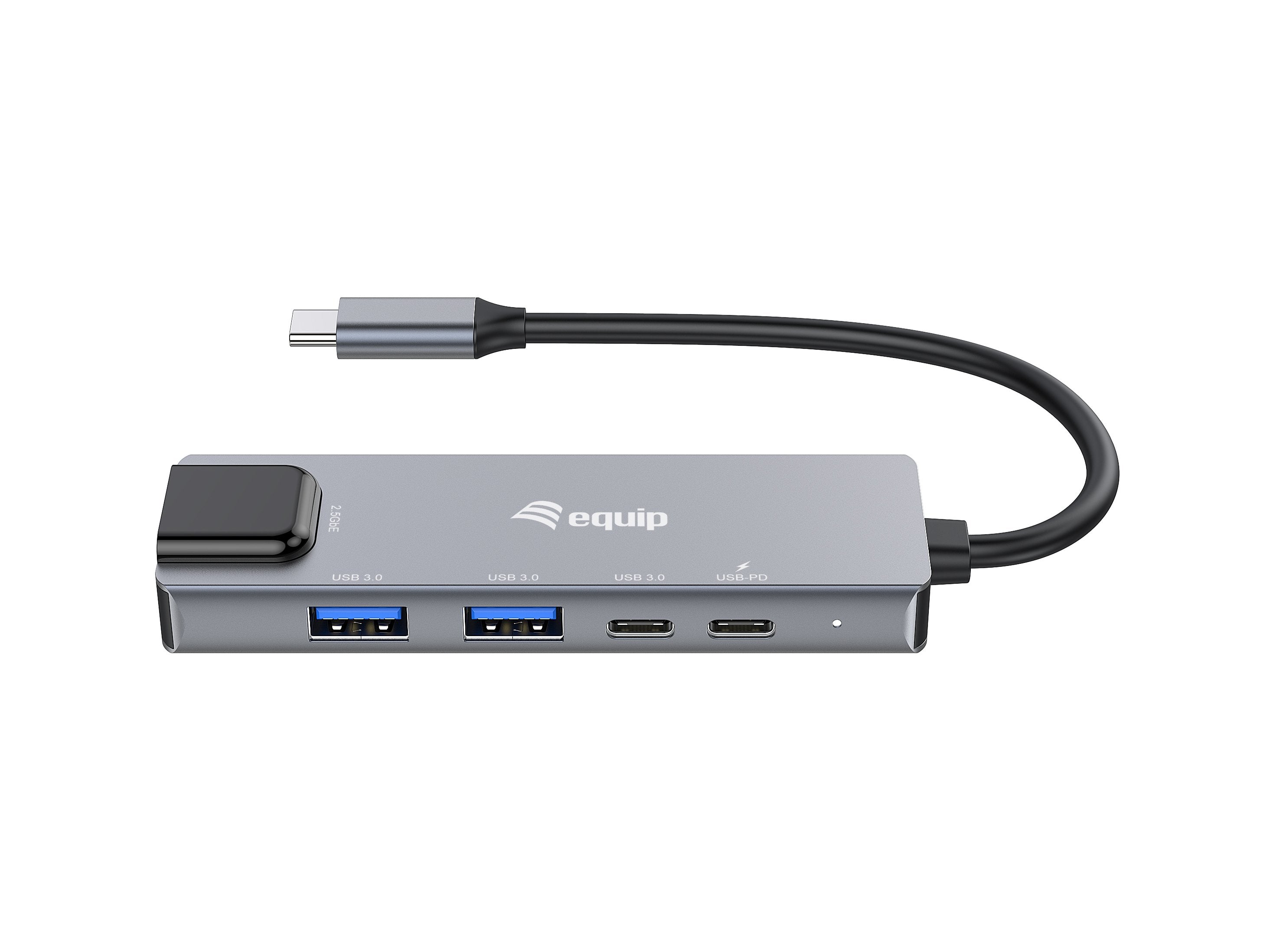 Equip Adaptador Usb-C -> Rj45 10 100 1000 2500 Mbps + Usb 3.2