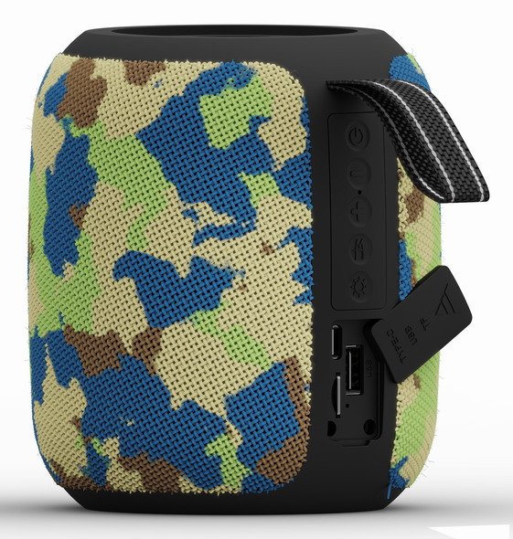 Altavoz Gembird Bt Con Efecto De Luz Led Rgb Camuflaje