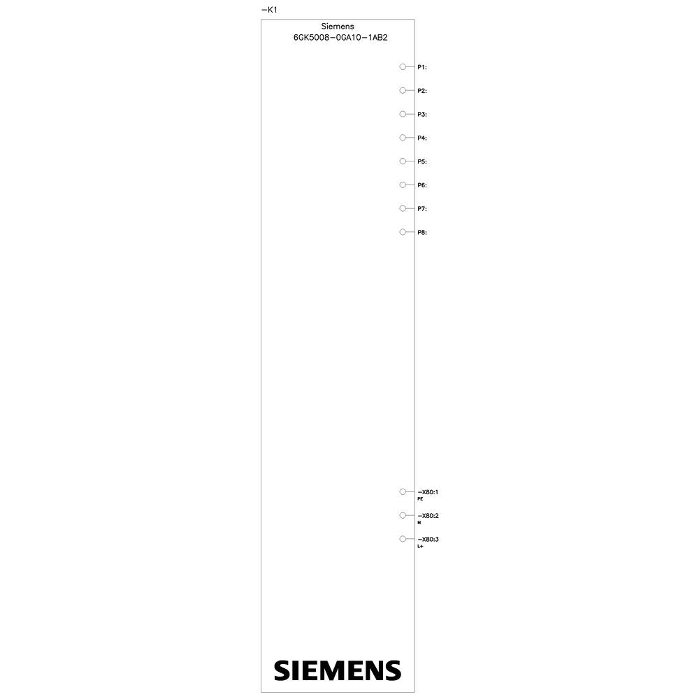 Siemens Scalance Xb008g - Switch - 8 X 10/100/1000