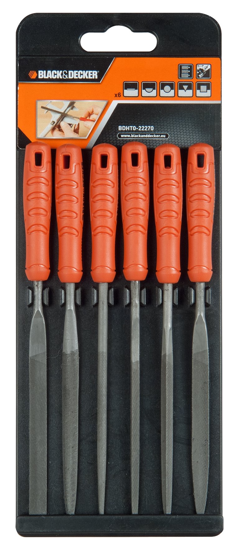 EAN 3253560222703 - Black & Decker BDHT0-22270 lima y escofina Set de limas imagen 1