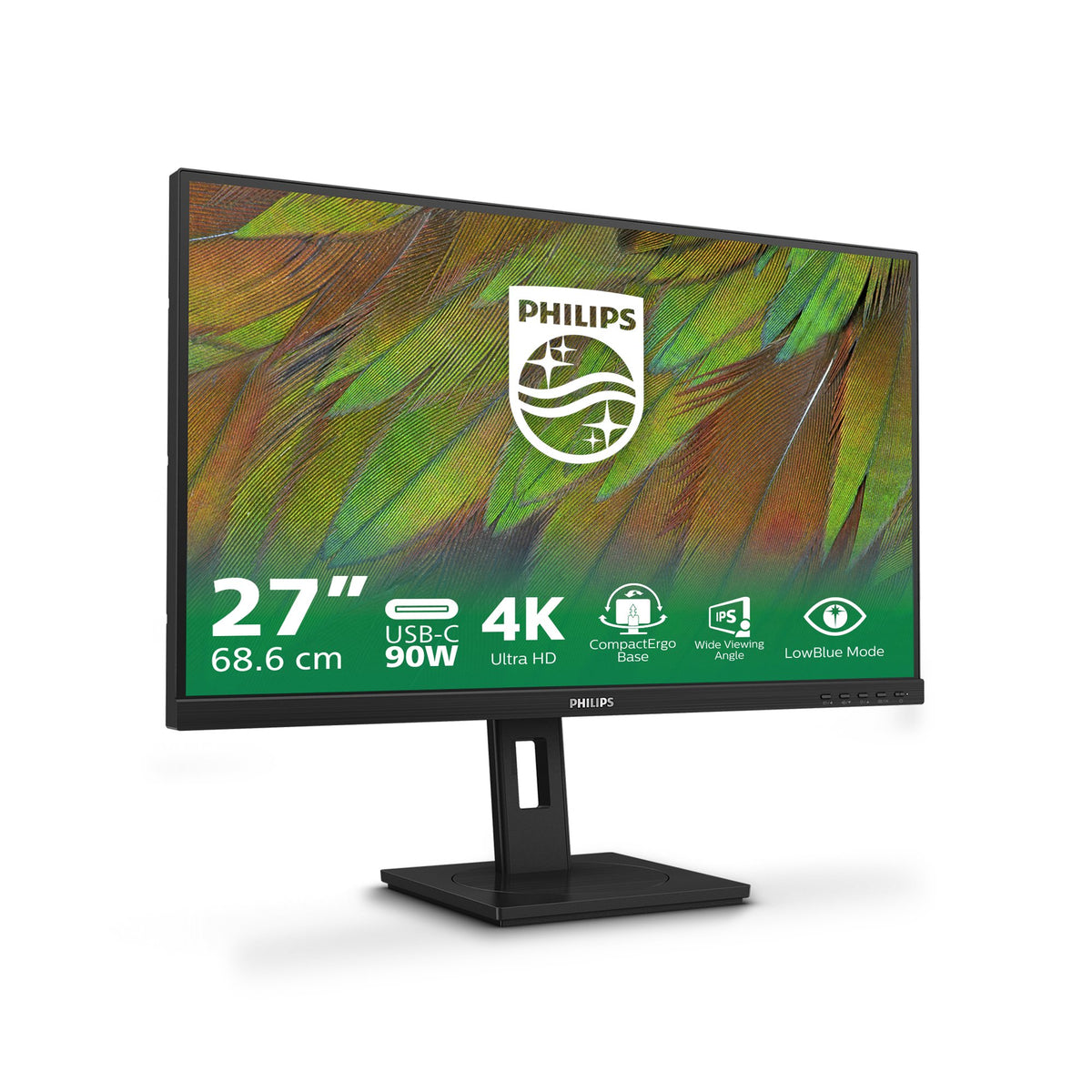 EAN 8721038001259 - Philips 3000 series 27B1U3900/00 pantalla para PC 68,6 cm (27") 3840 x 2160 Pixeles 4K Ultra HD LCD Negro imagen 3