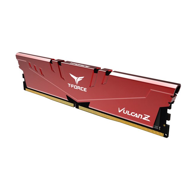 Memoria Ram Teamgroup T-Force Vulcan Z Rojo 16gb Kit 2x8gb Ddr4 3200 Tlzrd416g3200hc16fdc01