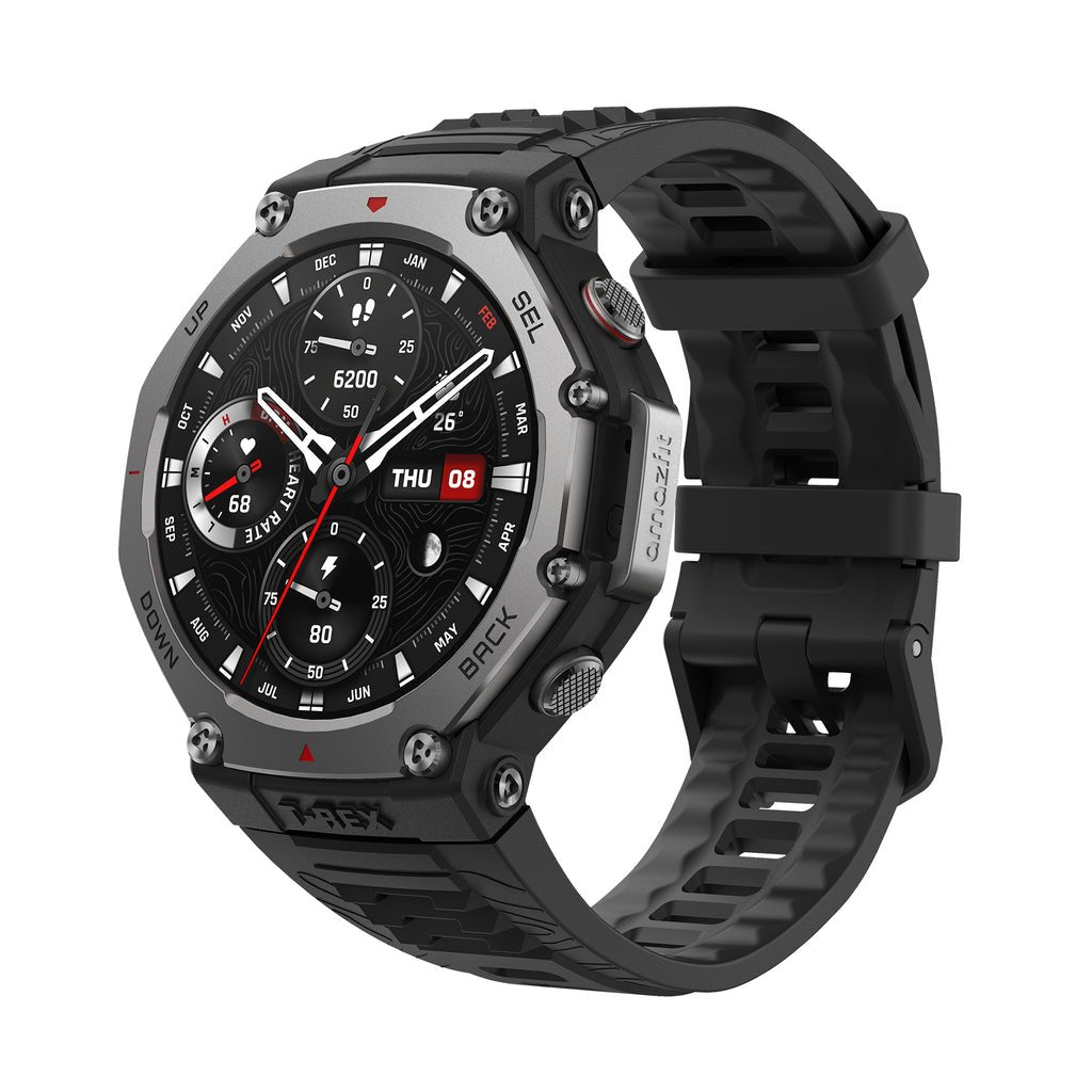 EAN 6970100374889 - Amazfit T-Rex 3 3,81 cm (1.5") AMOLED 48.5 mm Digital 480 x 480 Pixeles Pantalla táctil Negro Wifi GPS (s imagen 2