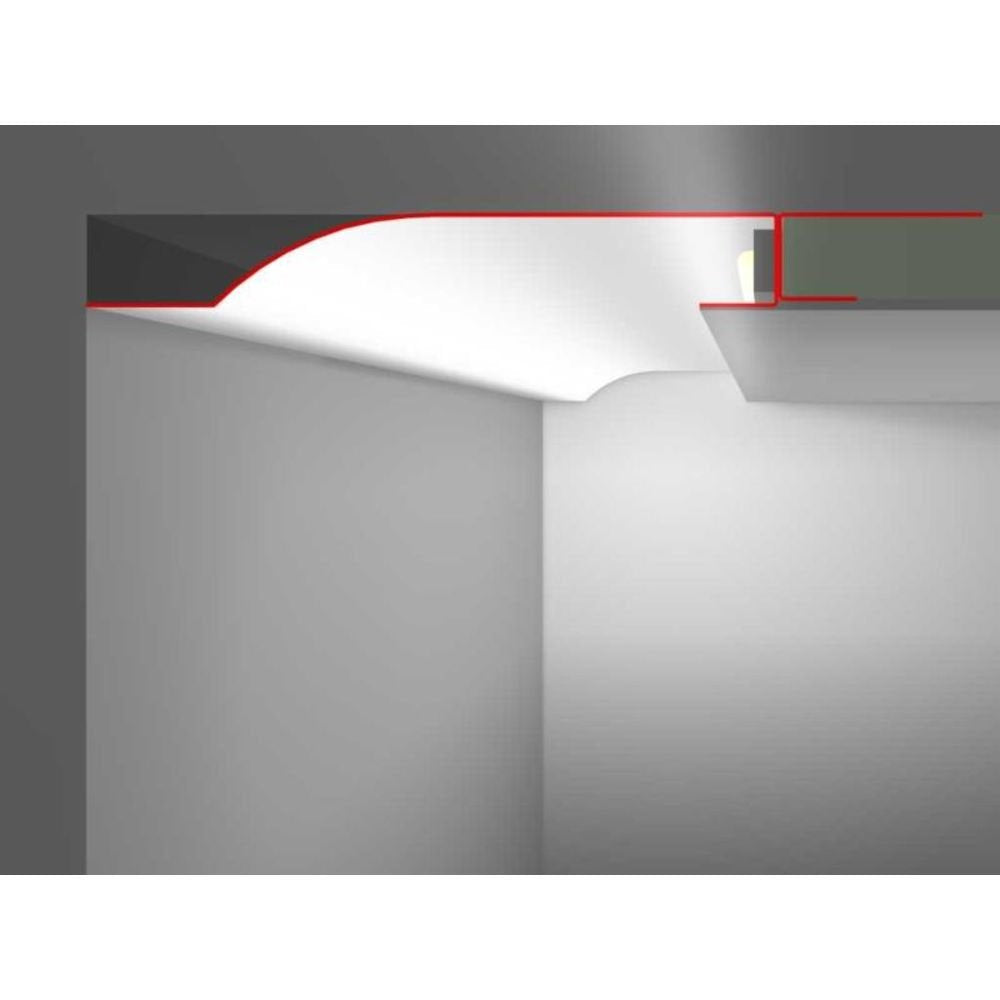 Synergy 21 Led Profil 200cm, Zinkblech Typ-D