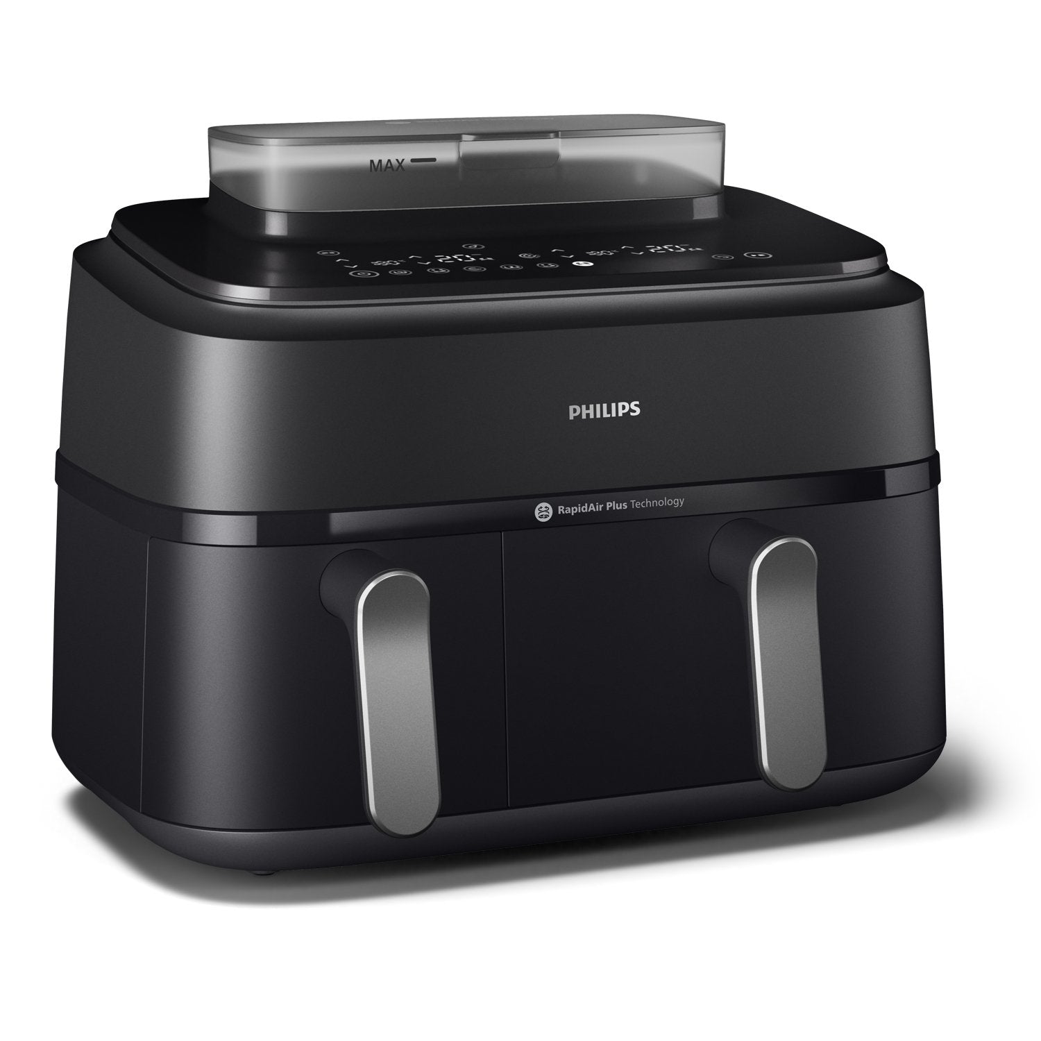Freidora De Aire Philips Na551 00 Serie 5000, Doble Cesta, Función Vapor, Color Negro