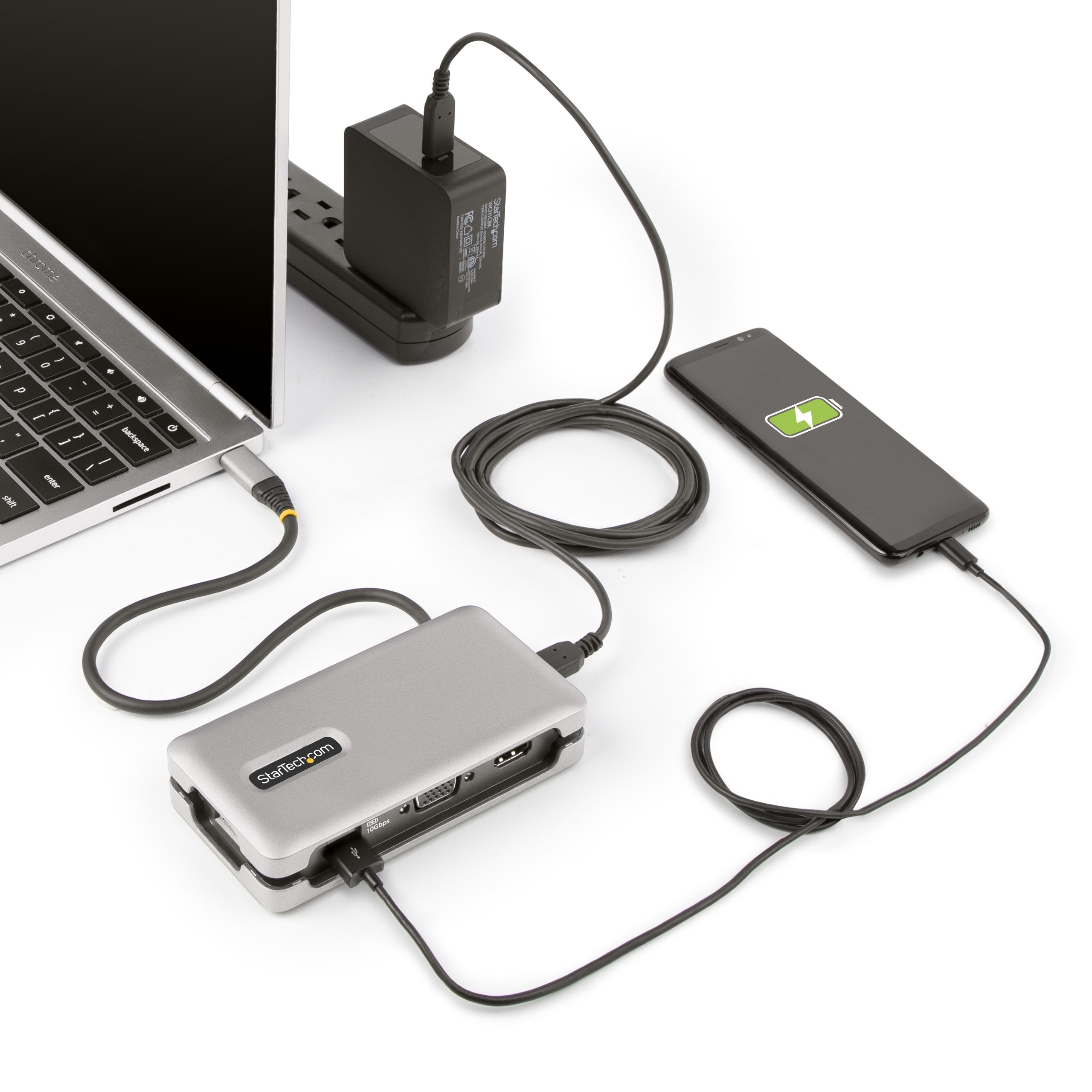 EAN 0065030891998 - StarTech.com DKT31CVHPD3 base para portátil y replicador de puertos Alámbrico USB 3.2 Gen 2 (3.1 Gen 2) T imagen 13