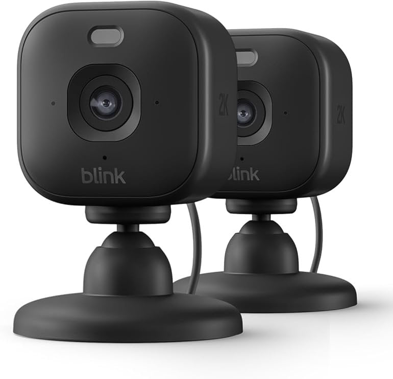 EAN 0840414697942 - Blink Mini 2K+ 2er Pack Cubo Cámara de seguridad IP Interior 2560 x 1440 Pixeles Escritorio imagen 1
