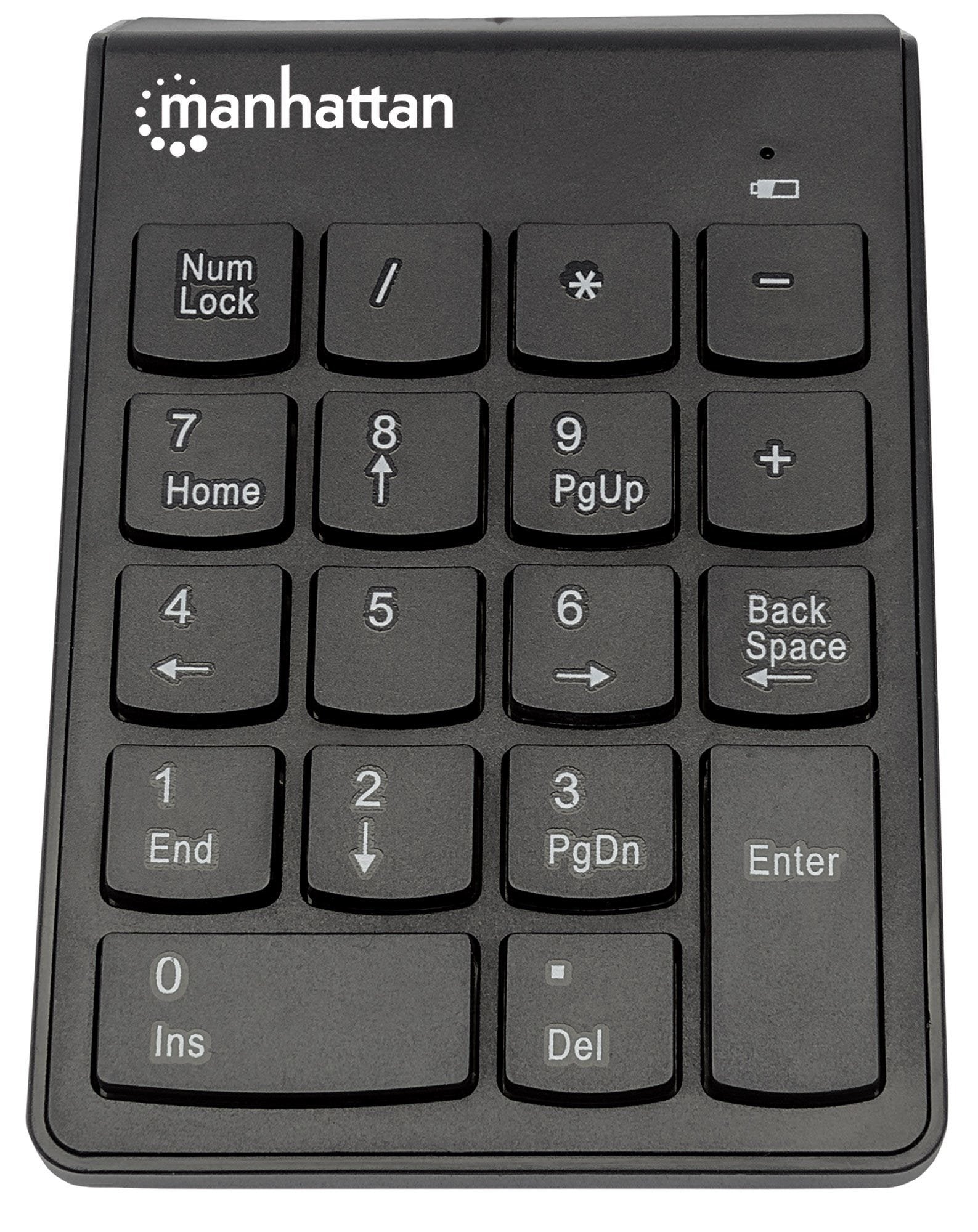 EAN 0766623178846 - Manhattan 178846 teclado numérico Portátil/PC RF inalámbrico Negro imagen 3
