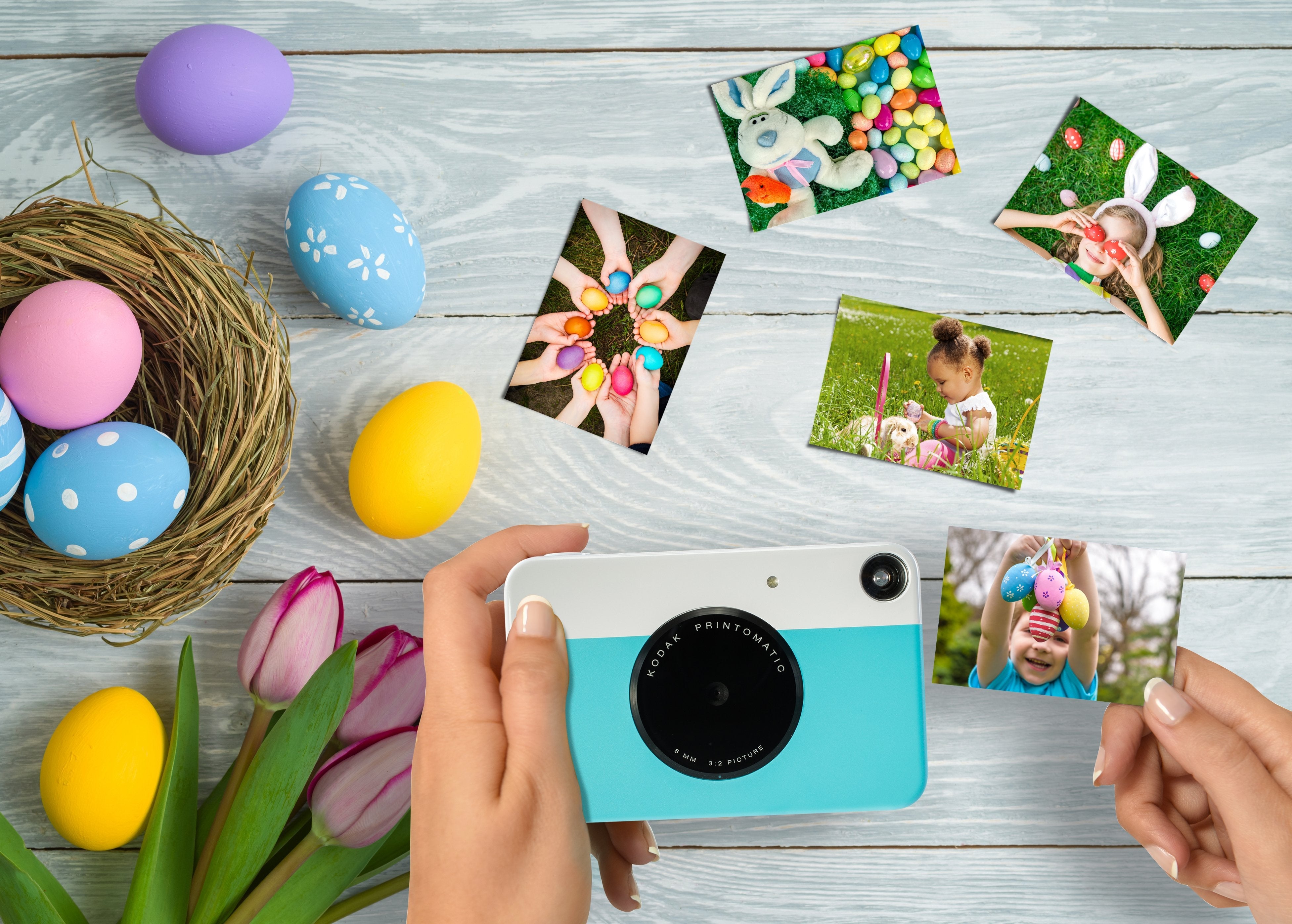 EAN 0840102197211 - Kodak Printomatic 50,8 x 76,2 mm Azul, Blanco imagen 5