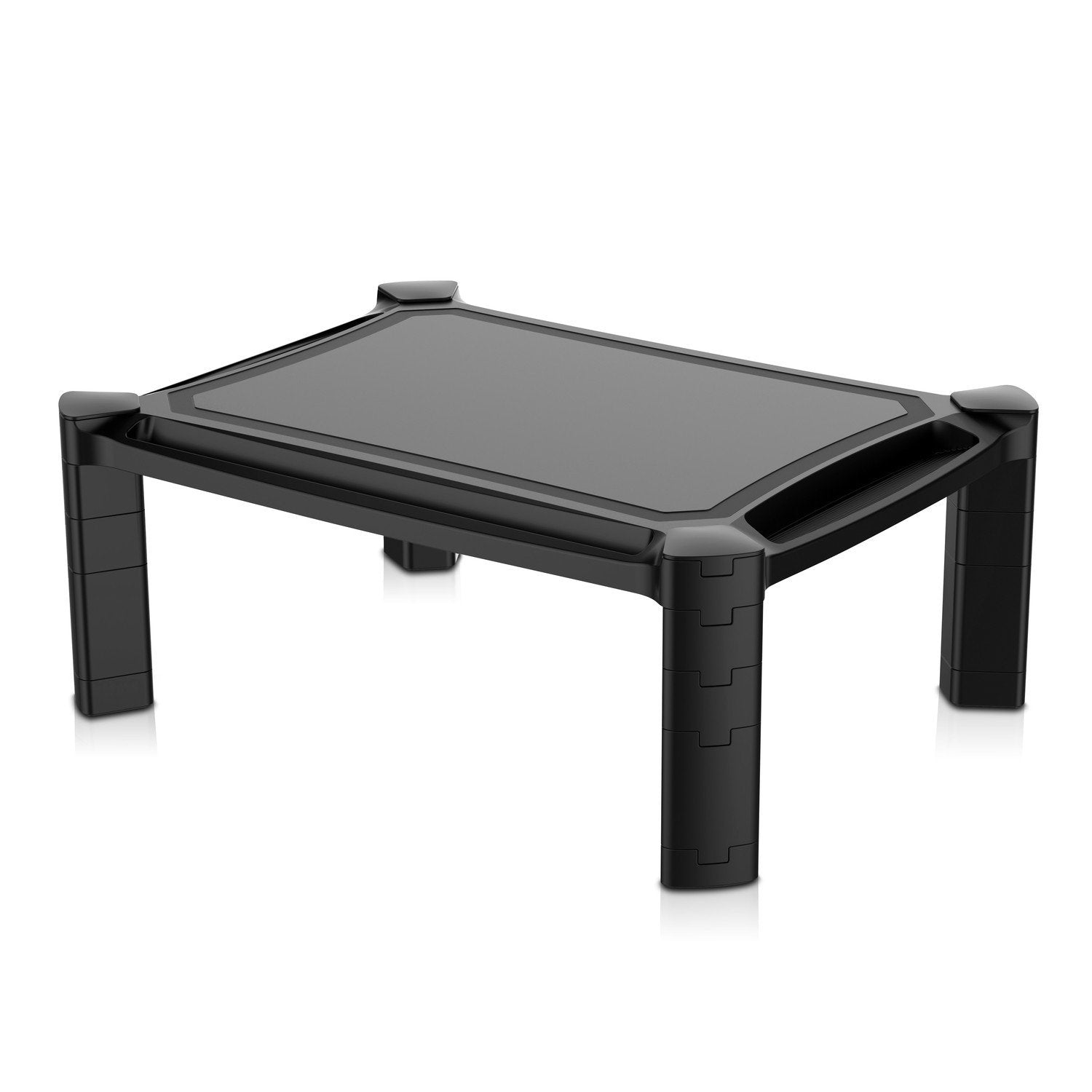 Height Adjustable Riser Stand Desk 435x330x168mm Black