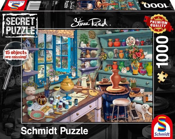 Puzzle 1000 Piezas Steve Read (Puzzle Secreto) Estudio De Arte
